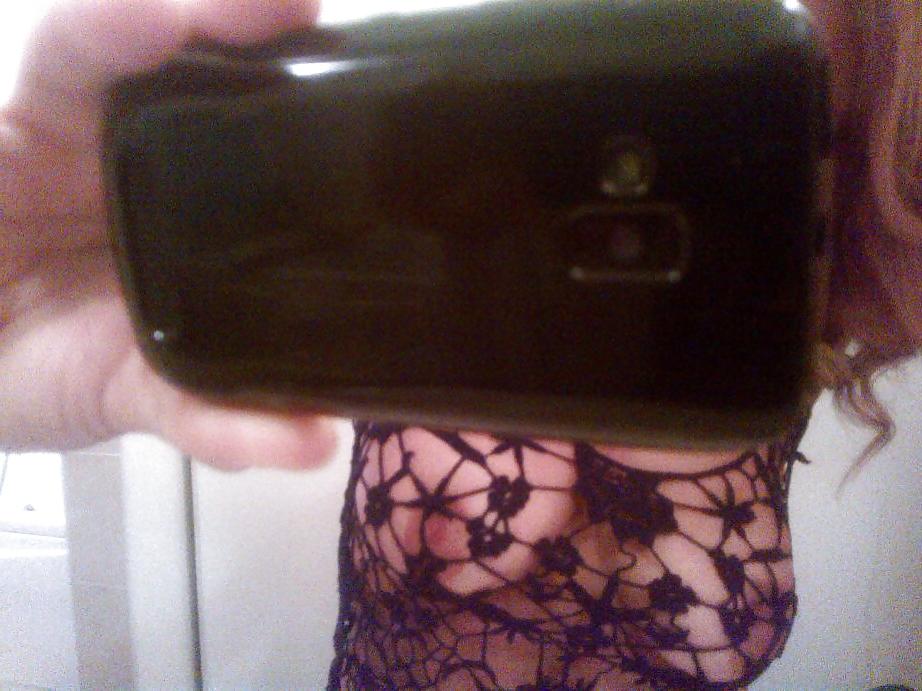 18P Big tits in a fishnet!