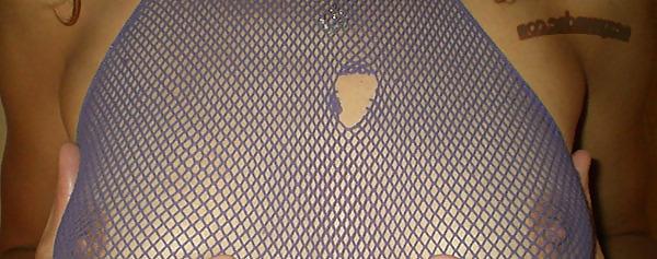 15P Purple Fishnet