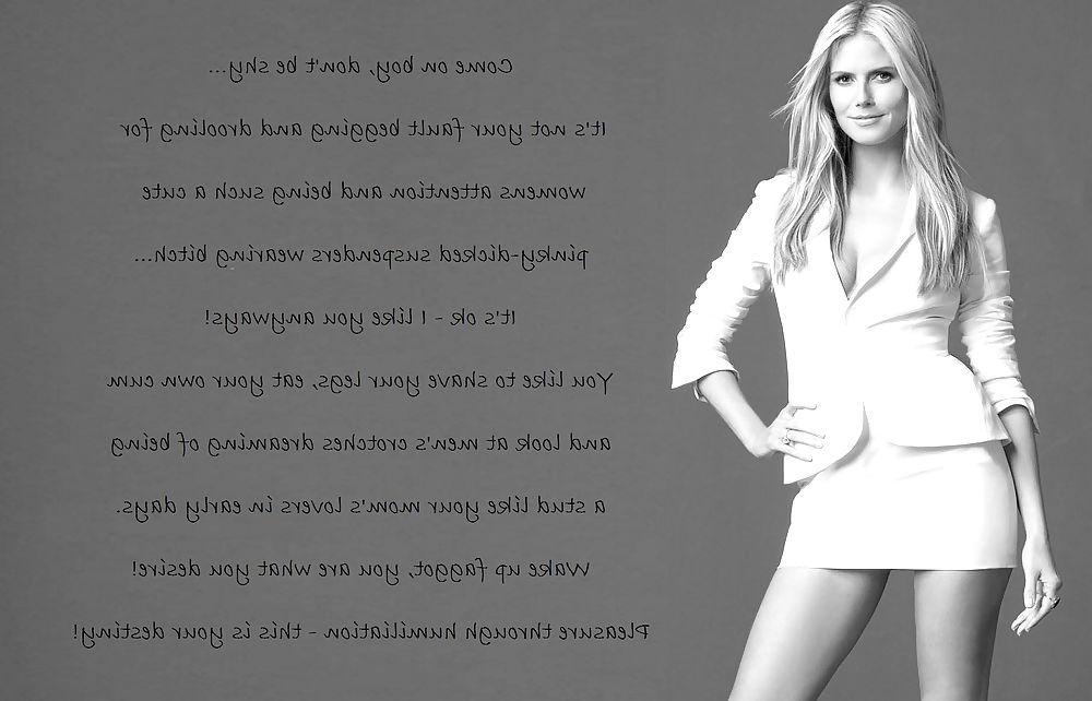 25P Femdom Humiliation Captions Celeb (eng+ger) for Sissy Faggot