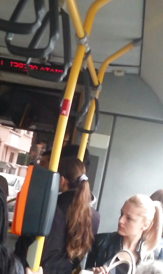 20P Spy sexy teens in bus romanian