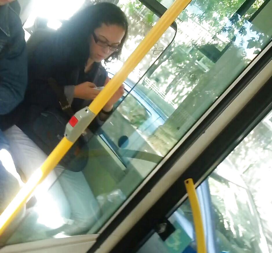 20P Spy sexy teens in bus romanian