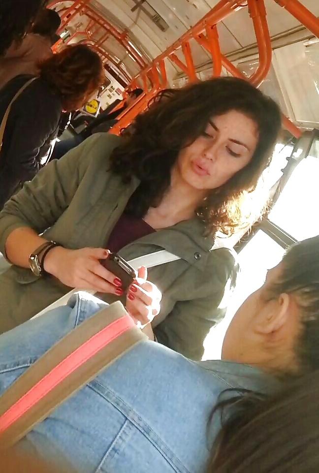 20P Spy sexy teens in bus romanian