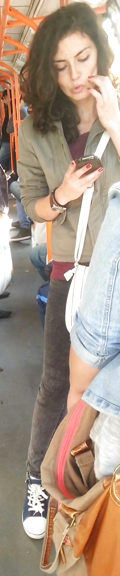 20P Spy sexy teens in bus romanian