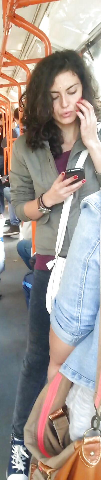 20P Spy sexy teens in bus romanian