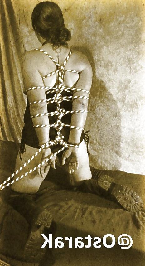 11P All Tied Up SEXY BONDAGE Amateur Slutwife BDSM