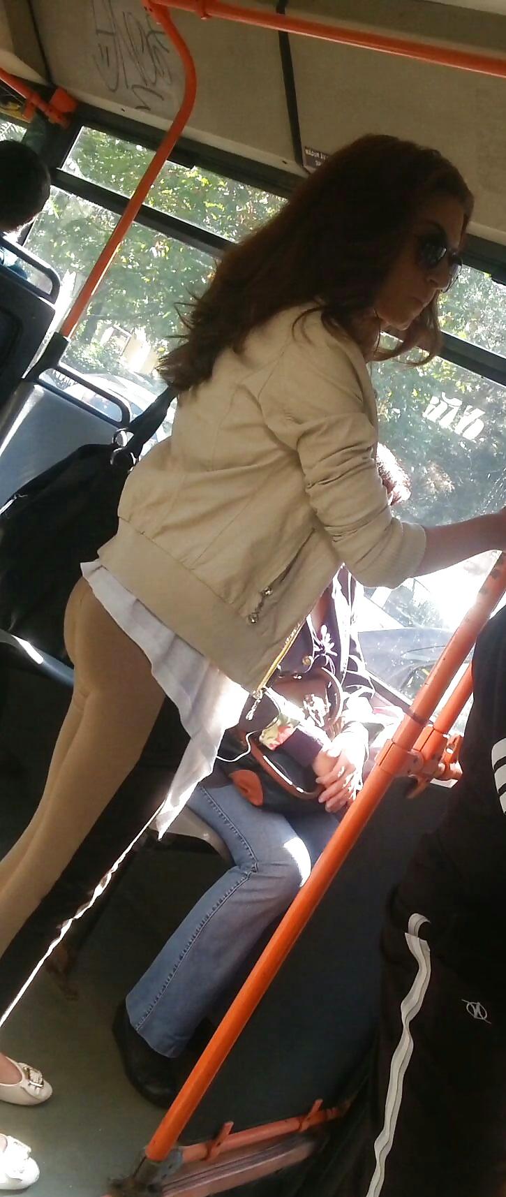 19P Spy sexy teens in bus romanian