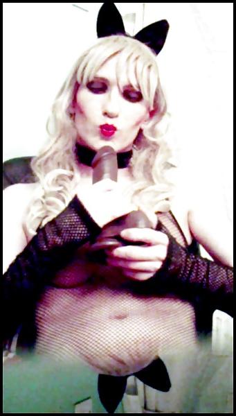 23P Bunny ears and dildo
