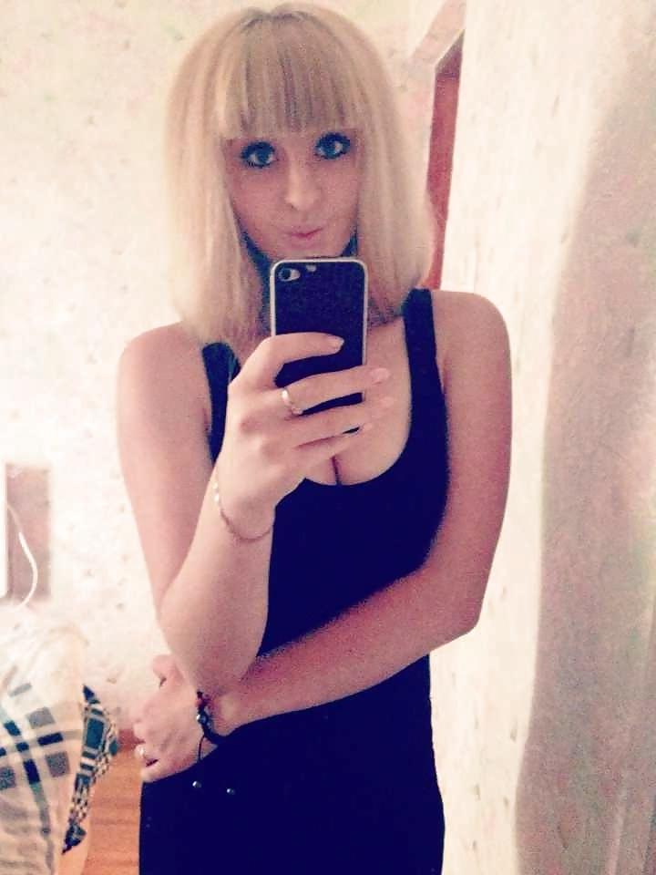 25P Russian stupid whore. stupid blonde