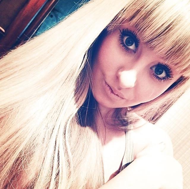 25P Russian stupid whore. stupid blonde