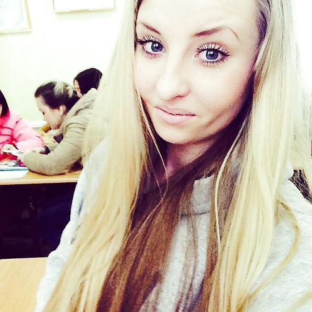 25P Russian stupid whore. stupid blonde