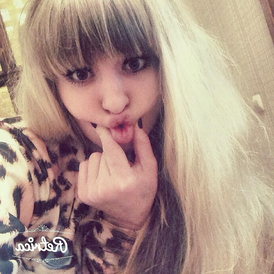 25P Russian stupid whore. stupid blonde