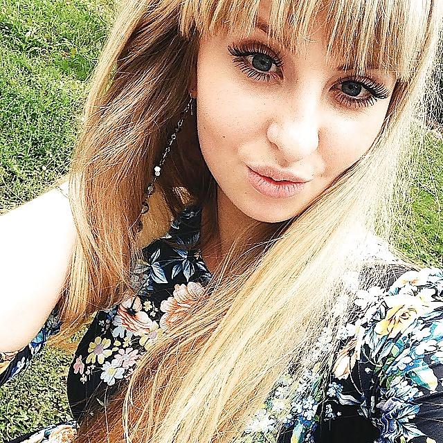 25P Russian stupid whore. stupid blonde