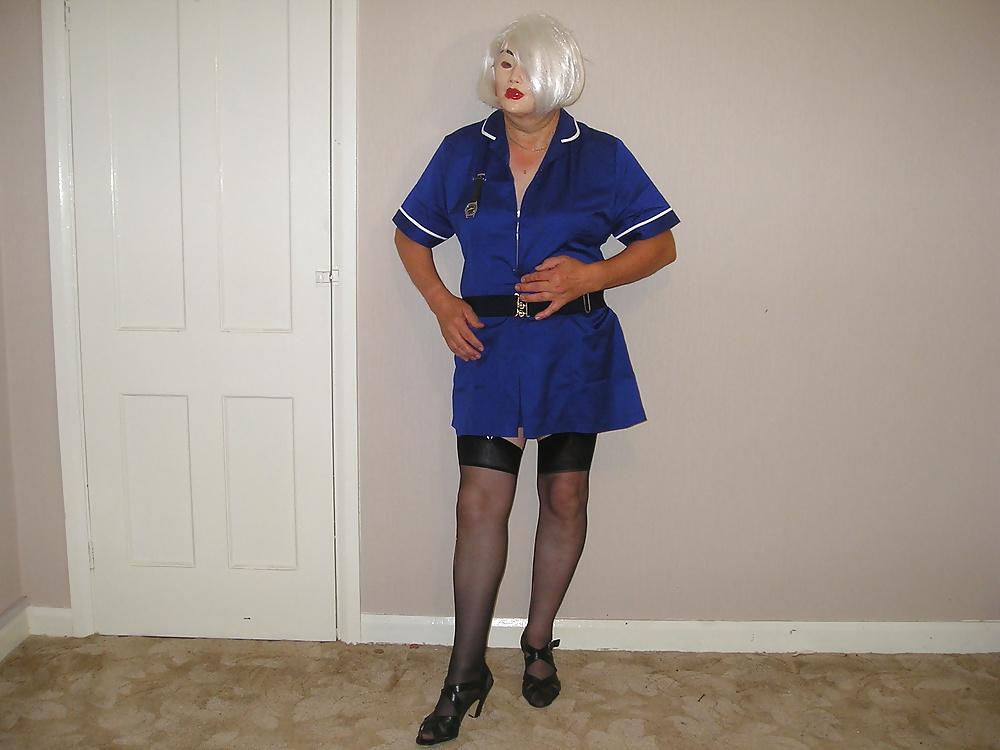 19P Nurse in mini dress