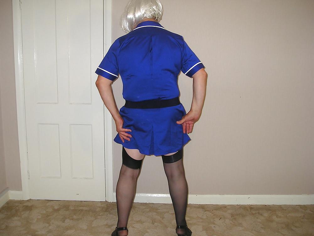 19P Nurse in mini dress