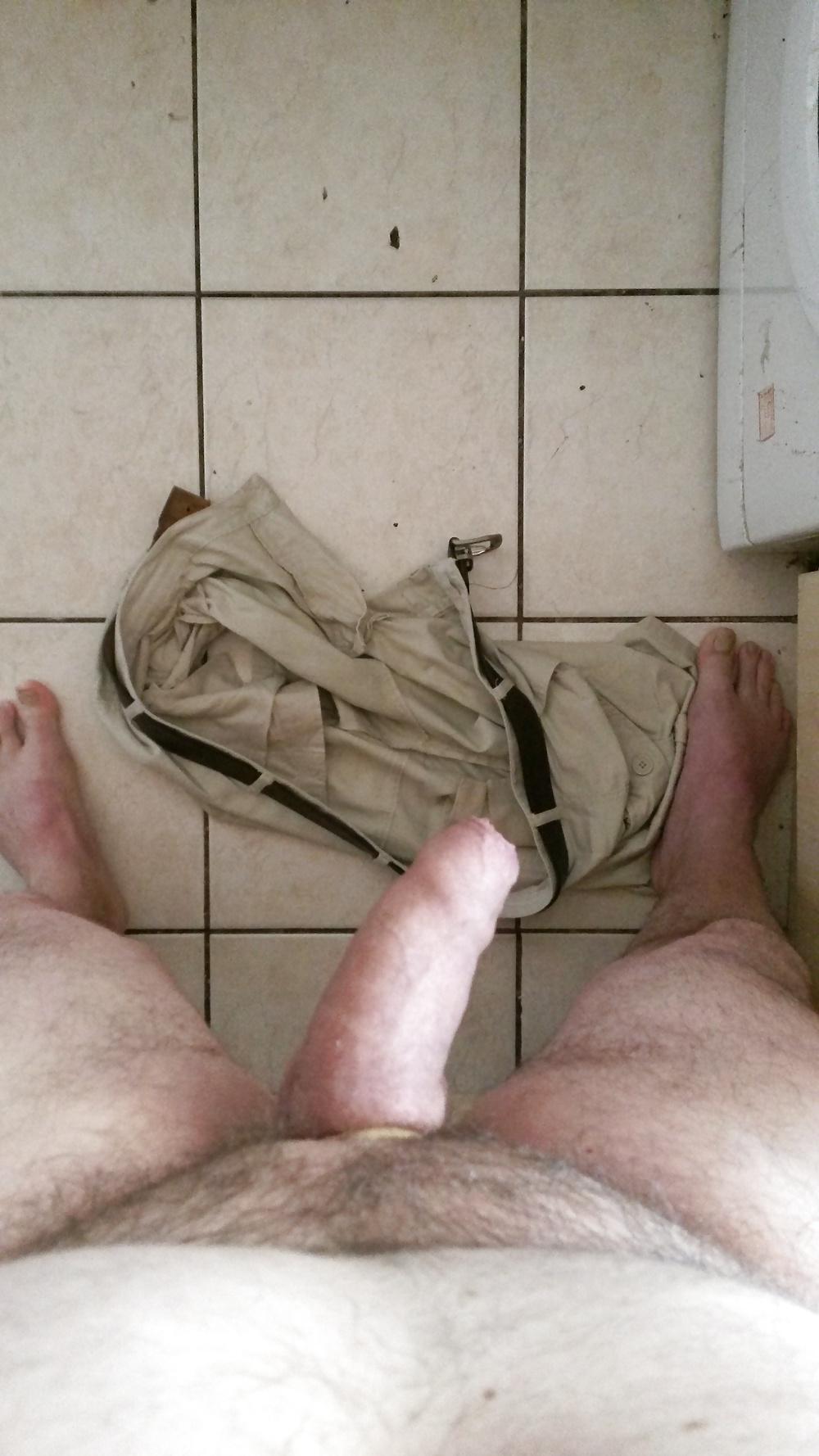 17P Wanking and playing with my cock spunking into this