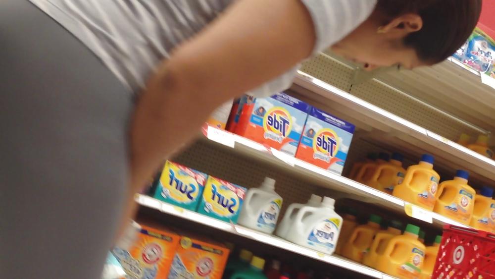 13P Pregnant Latina mom in grey leggings