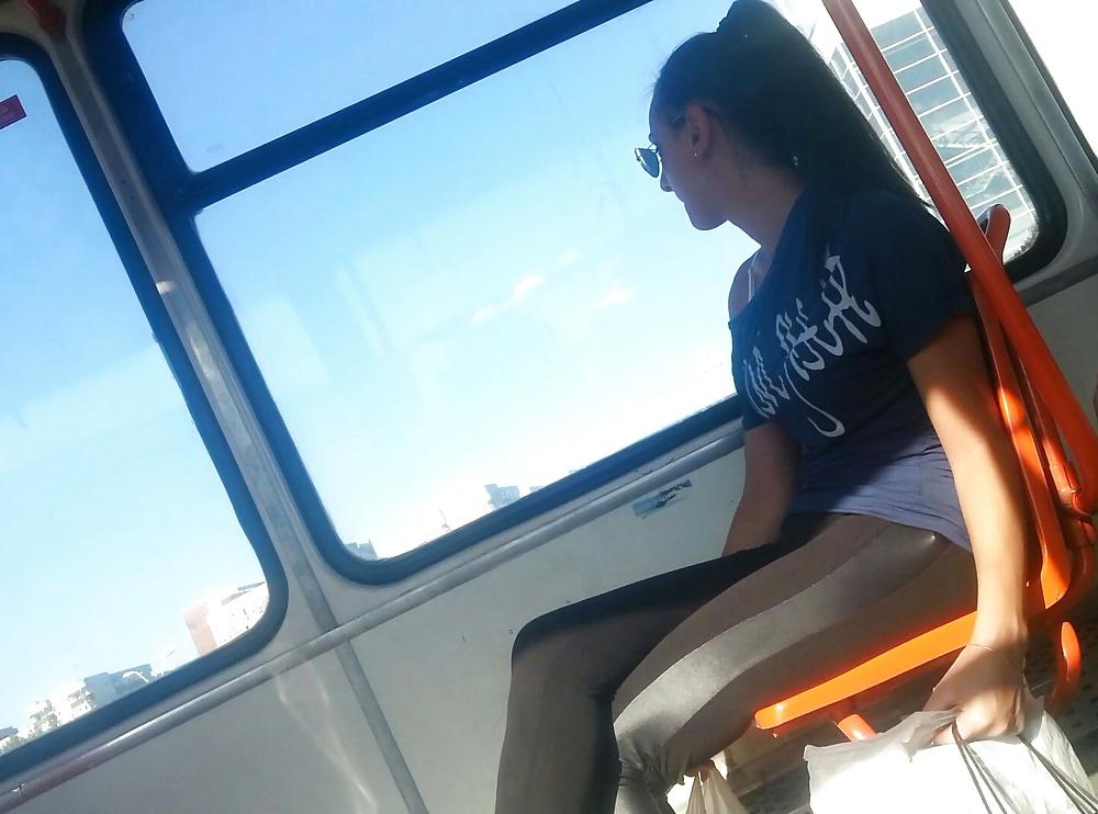 25P Spy old + young in bus and tram romanian