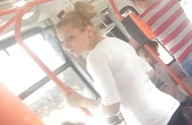 25P Spy old + young in bus and tram romanian