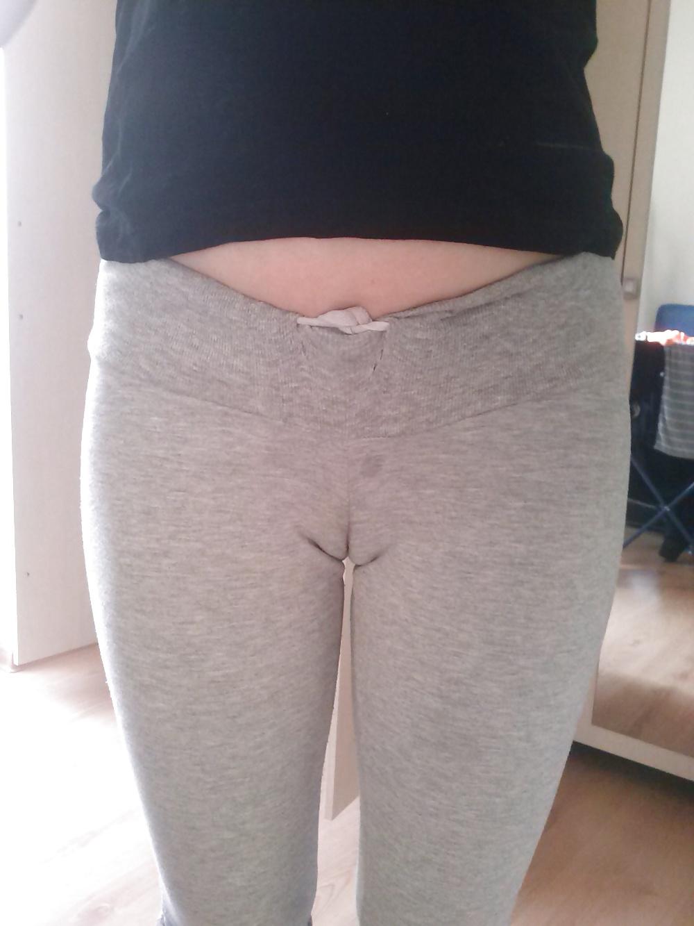 7P Me in gym pants no thong