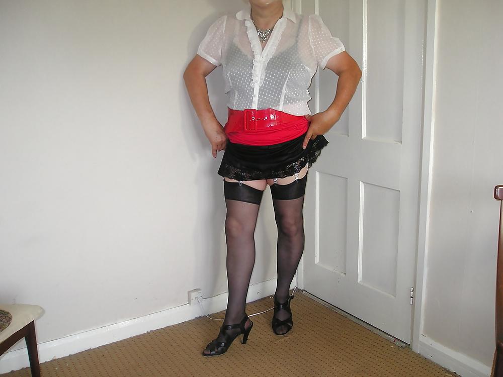 25P Nurse in new red skirt
