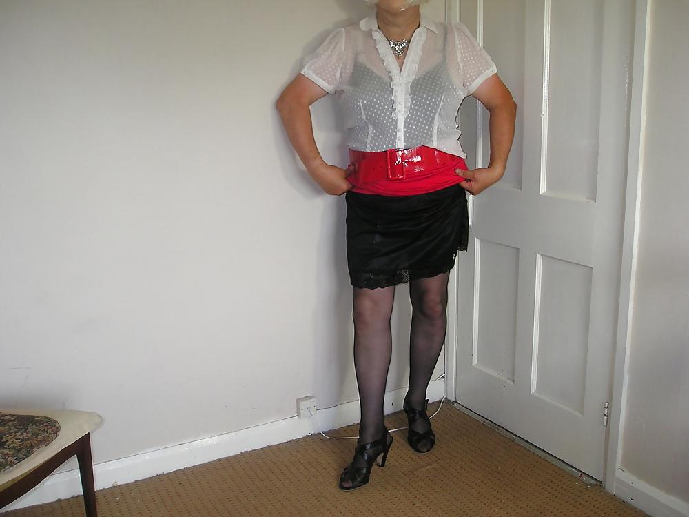 25P Nurse in new red skirt