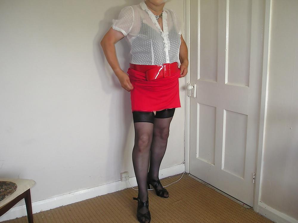 25P Nurse in new red skirt