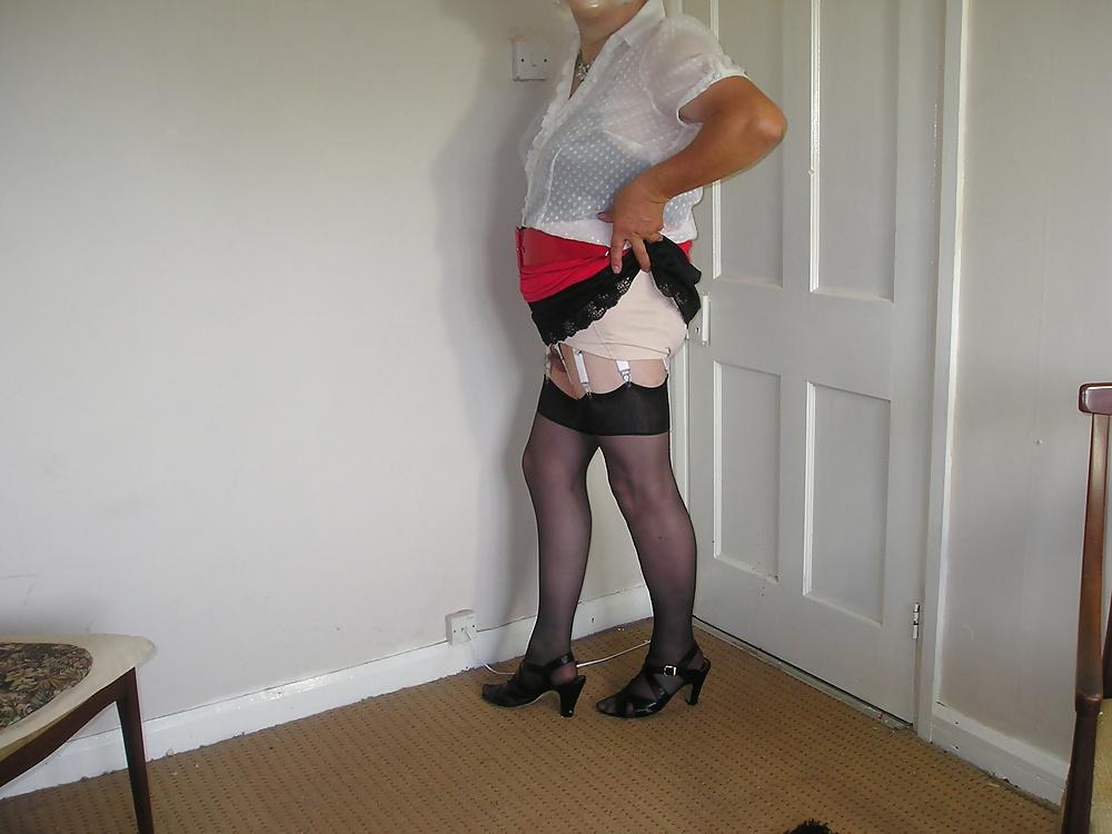 25P Nurse in new red skirt