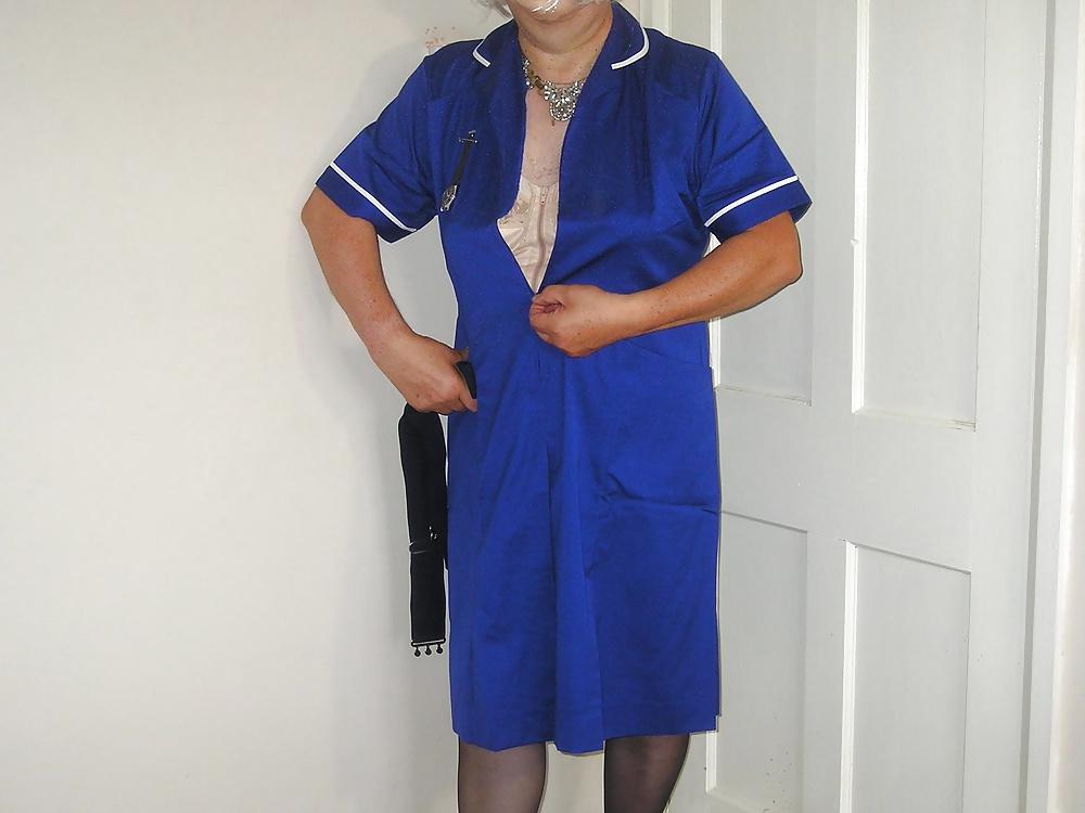 25P Nurse in new red skirt