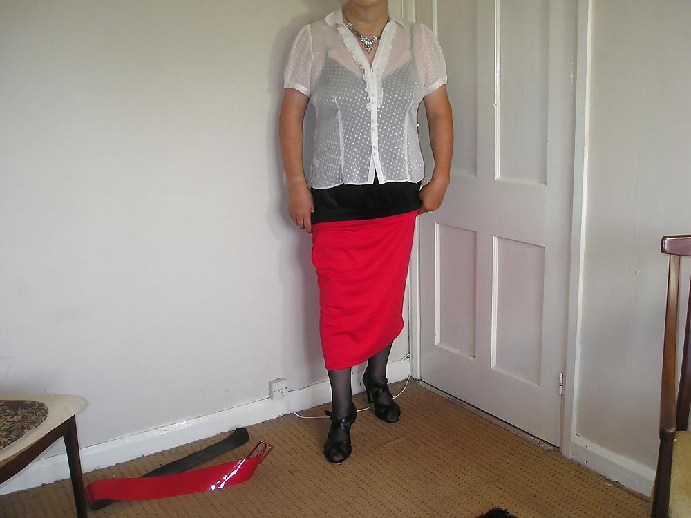 25P Nurse in new red skirt