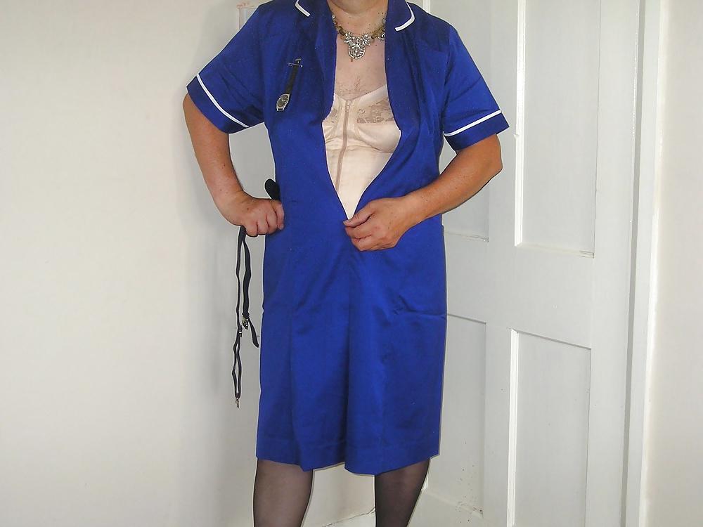 25P Nurse in new red skirt