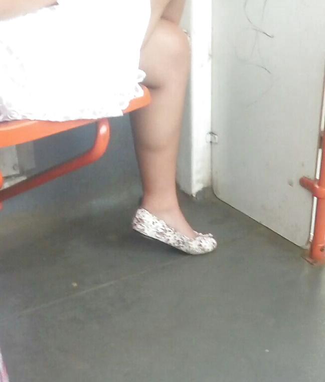 25P Spy old + young in bus, tram and subway romanian