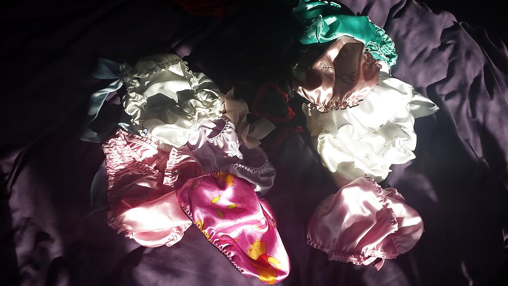 9P Some Of The Wife's Satin Panties