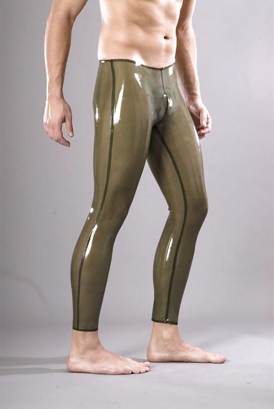 25P Hot latex, rubber fetish fashion, hoods, masks, bottoms.