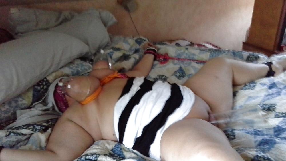 17P Tied blindfolded and whatever he wanted to do .... 