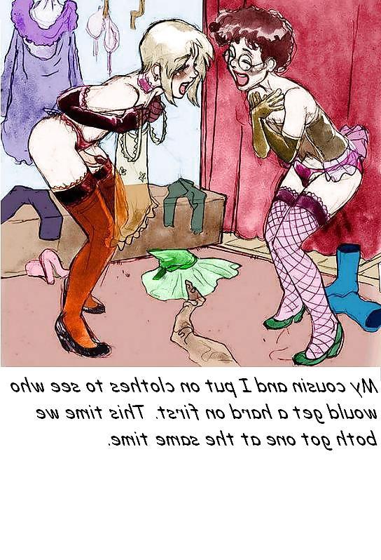 25P Sissy and femdom captions 2
