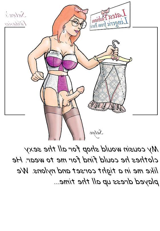 25P Sissy and femdom captions 2