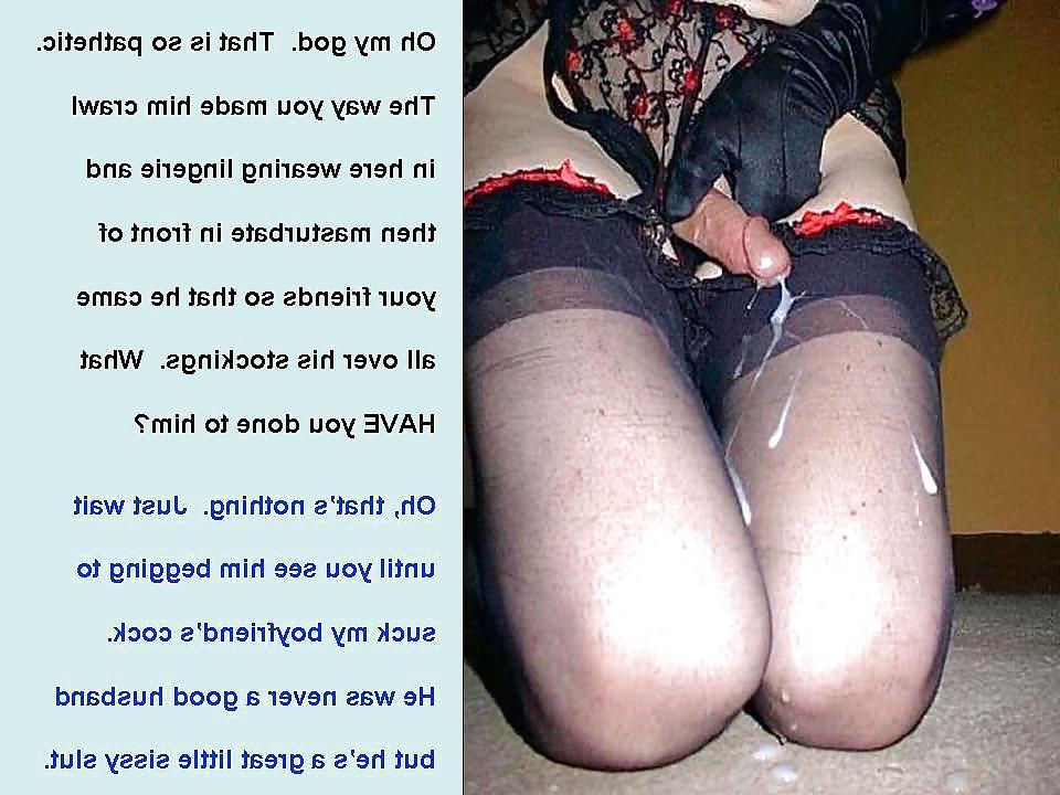 25P Sissy and femdom captions 2