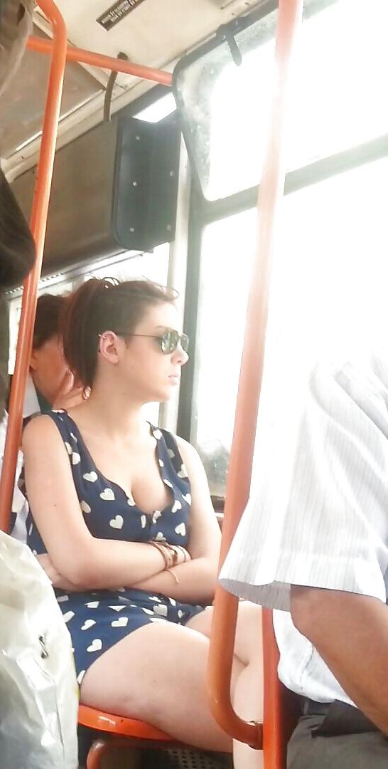 25P Spy old + young in bus and tram romanian