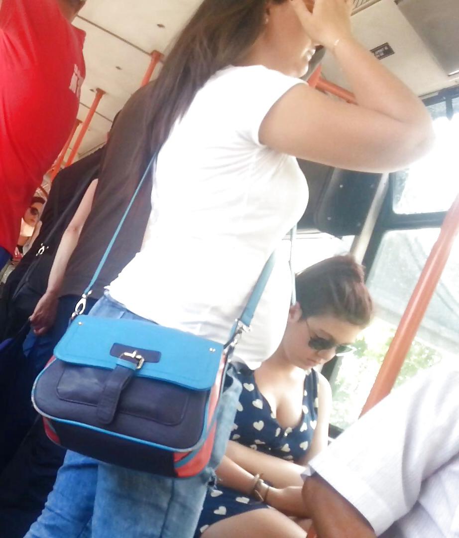 25P Spy old + young in bus and tram romanian