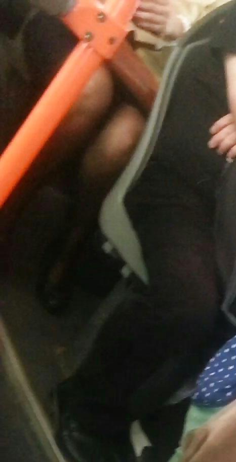24P Spy old + young in bus romanian