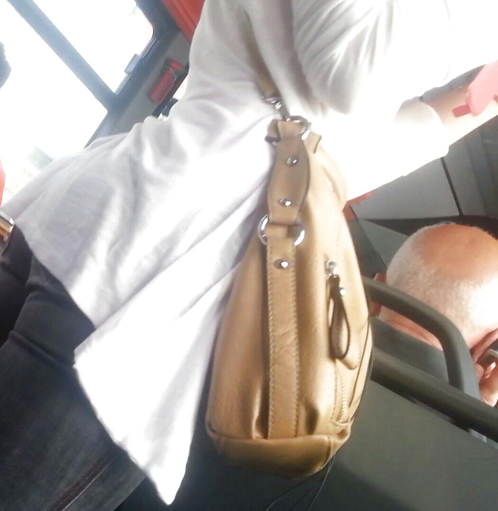24P Spy old + young in bus romanian