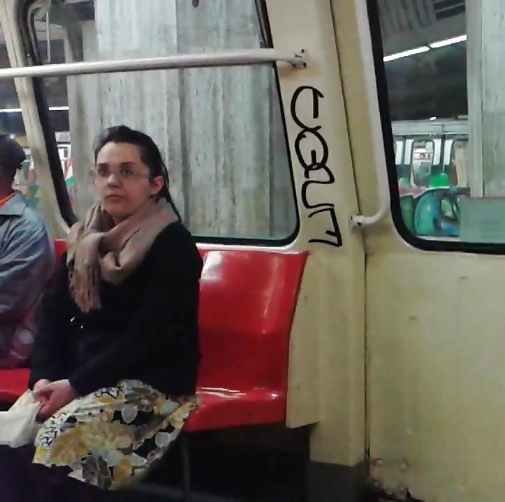 20P Spy old + young in train, bus and tram romanian