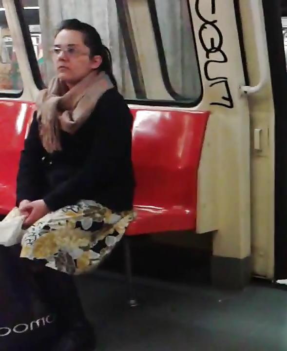 20P Spy old + young in train, bus and tram romanian