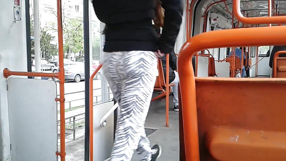 20P Spy old + young in train, bus and tram romanian