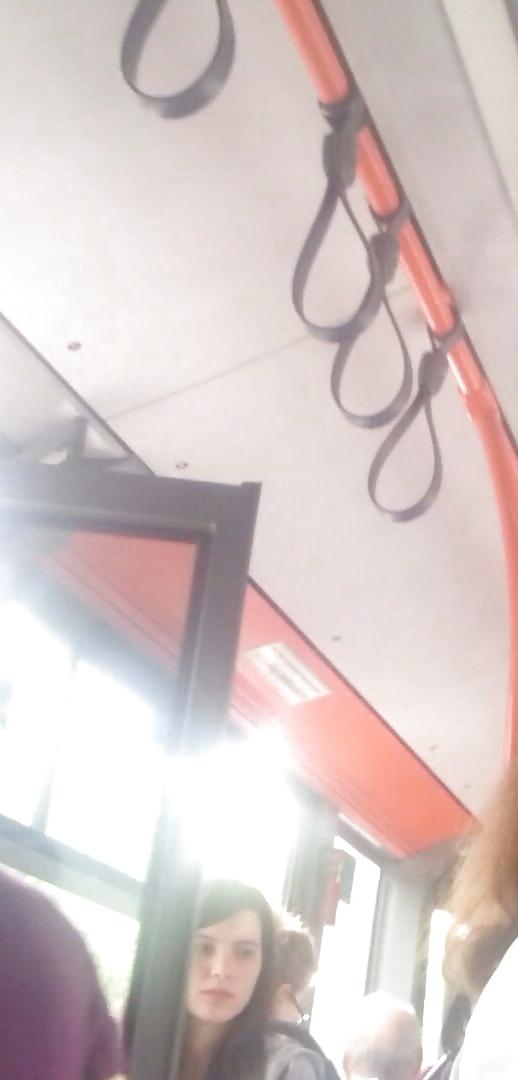 16P Sexy teens in bus, train romanian