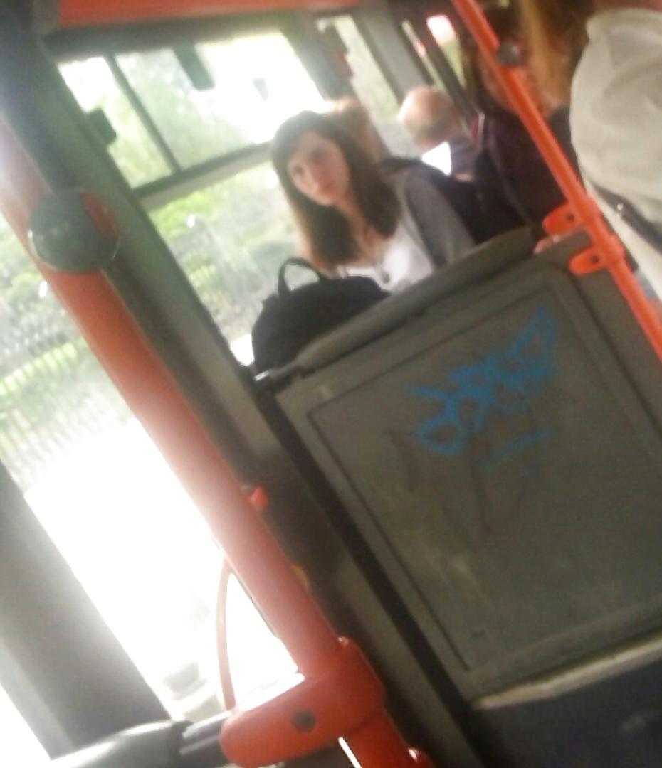 16P Sexy teens in bus, train romanian