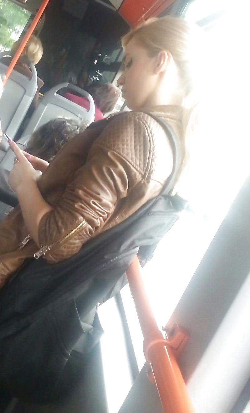 16P Sexy teens in bus, train romanian
