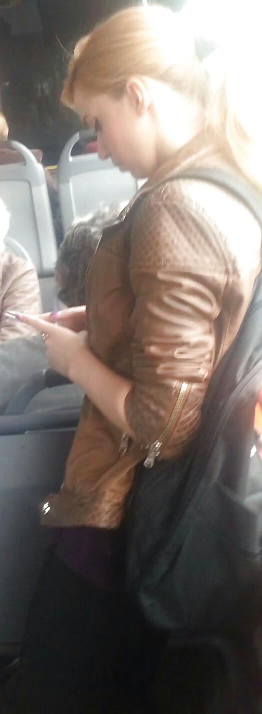 16P Sexy teens in bus, train romanian