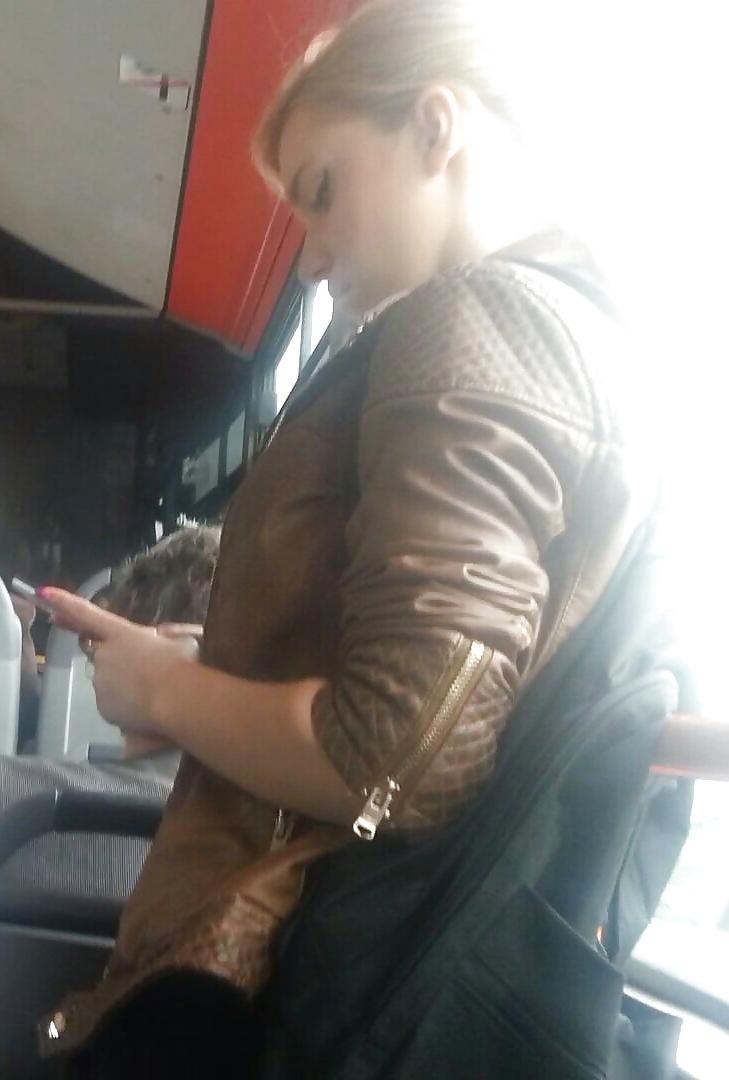 16P Sexy teens in bus, train romanian