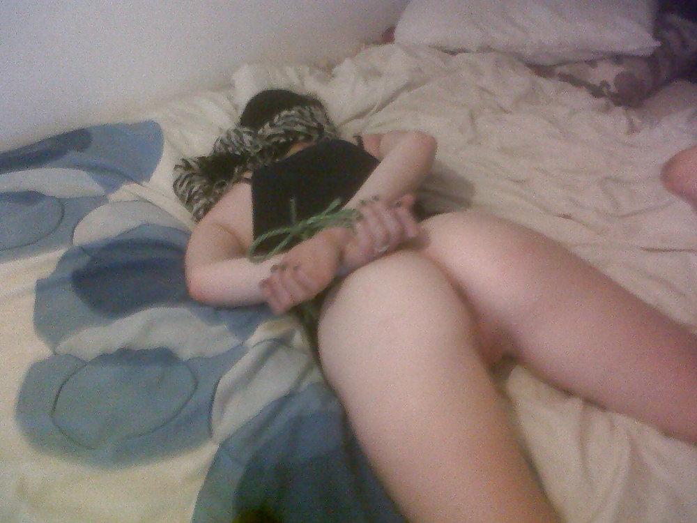 4P Cheating slut blindfold n tied n ready